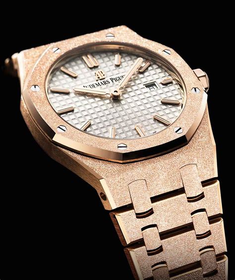 frosted gold audemars piguet price|audemars piguet rose gold price.